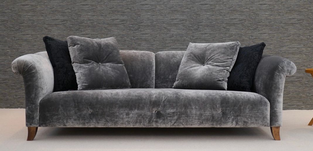 dark grey sofa